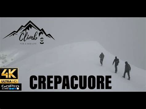 RISCHIAMO A VISIBILITA ZERO E TANTA NEVE SUL MONTE CREPACUORE YouTube