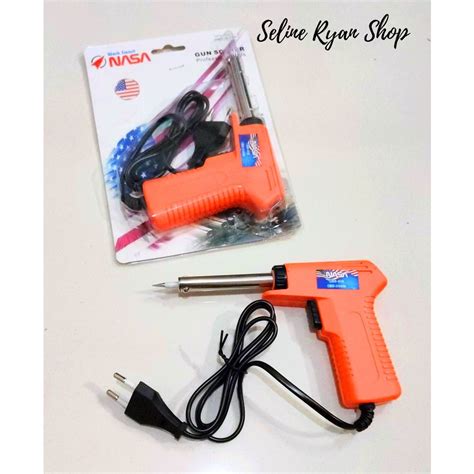 Jual Alat Solder Listrik Patri Timah Soldering Gun Model Pistol