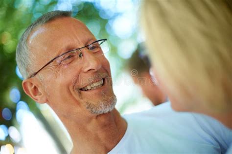 Admiring The Love Of His Life Shot Of A Mature Man Looking Lovingly At
