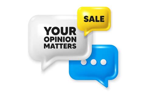 Your Opinion Matters Symbol Survey Or Feedback Vector Image