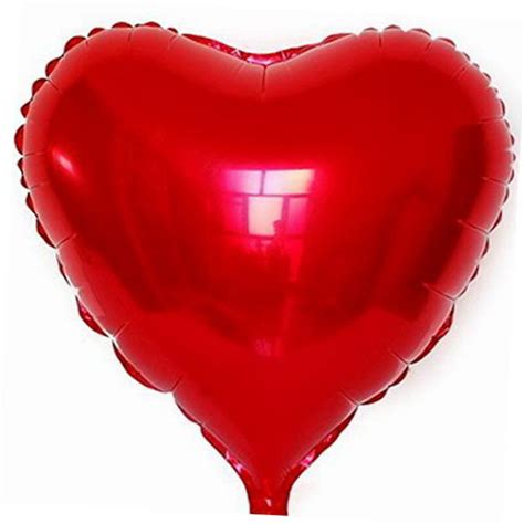 10pcs 18 Heart Foil Helium Balloons Valentines Day Wedding Party