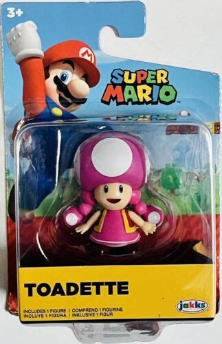 Super Mario Brothers Toadette 2 5 Action Figure Ships In A Bubbled