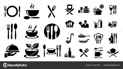 Cooking And Kitchen Icons Vector Stock Vector By Feepic