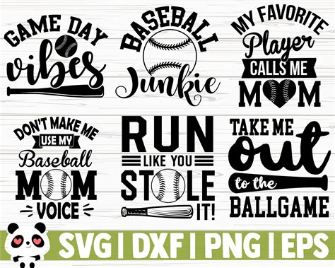 Baseball Quotes Svg Bundle By Creativedesignsllc Thehungryjpeg