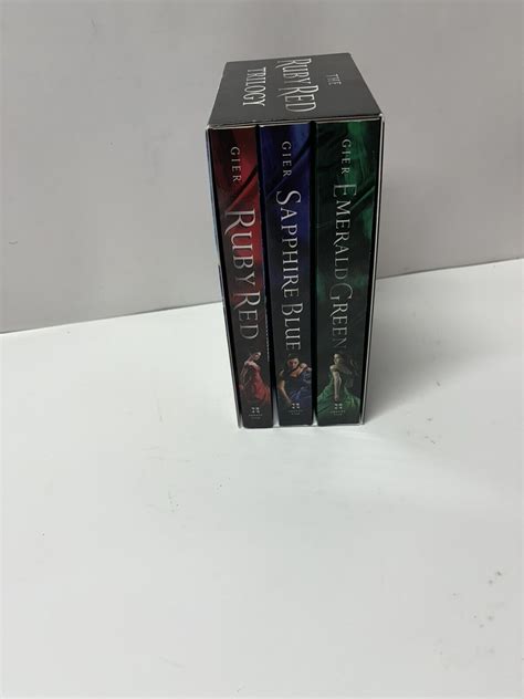 The Ruby Red Trilogy Boxed Set Ruby Red Sapphire Blue Emerald Green