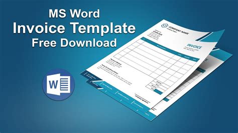 How To Create Billing Statement Invoice Template Form In Microsoft Word