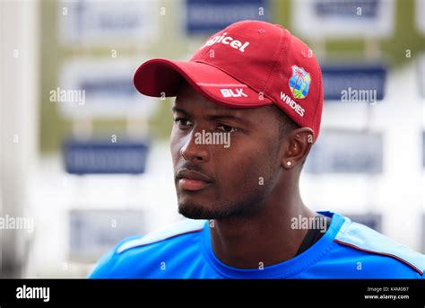 West Indies captain Jason Holder during the nets session at Lords, London Stock Photo - Alamy