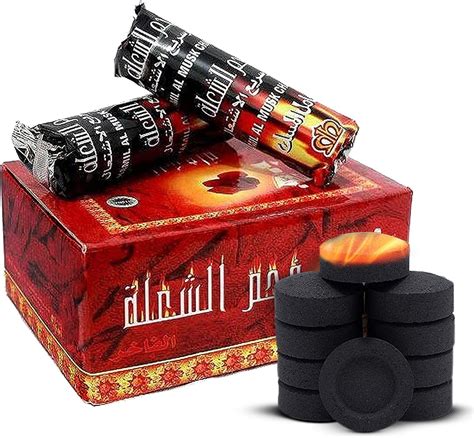 Zenqa 100 Pack Hookah Charcoal Shisha Coals Quick Light Sheesha Coal