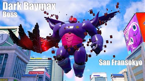 Kingdom Hearts III Dark Baymax Boss San Fransokyo YouTube