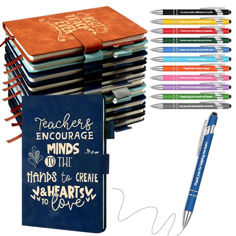 Amazon Qeeenar 24 Pcs Teacher Appreciation Gifts Teacher Notebook