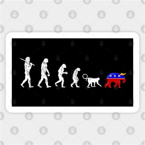 Funny Pro Democrat Anti Republican Devolution Anti Republican