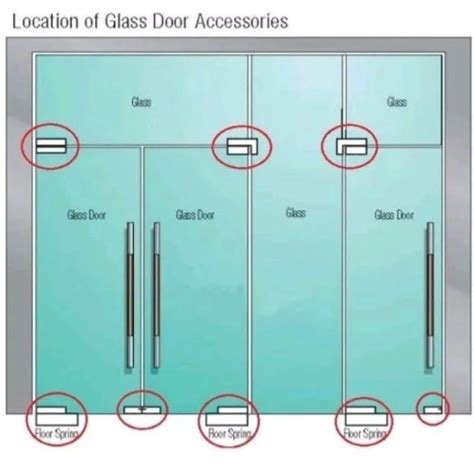 Phoenix Stainless Patch Fittings For Glass Door Top Bottom L Type