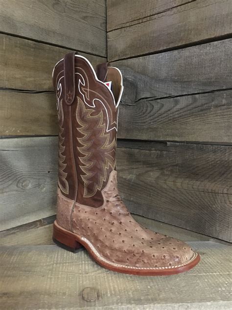 Tony Lama Choc Fq Ostrich E9323 Corral Western Wear