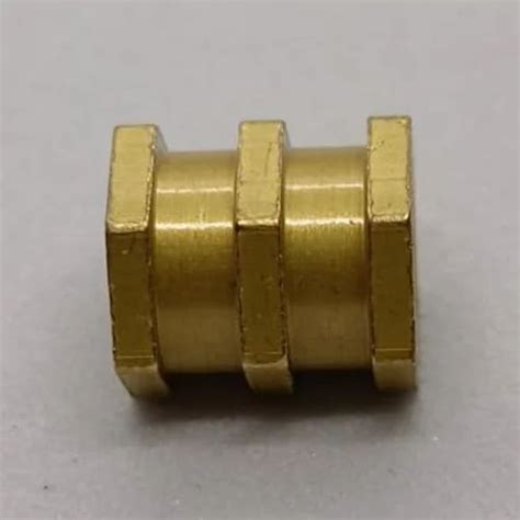 Mm Golden Brass Hex Insert For Electrical Fittings At Rs Piece In