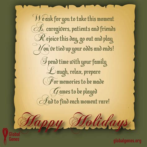 Happy Holidays From Global Genes