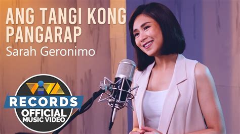 Ang Tangi Kong Pangarap Sarah Geronimo Unforgettable Ost Official Music Video Youtube