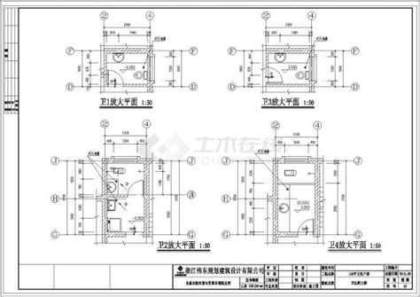 287平方米某县三层农村住宅户型方案设计cad图带效果图，共三十四张住宅小区土木在线