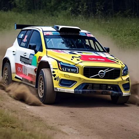 Modern Volvo Van Modified For Rally Racing Xc40 Style