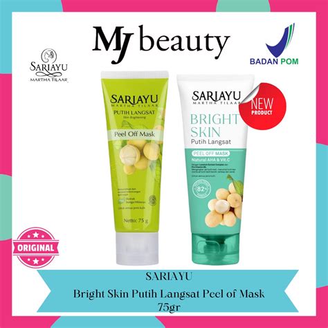 Sariayu Putih Langsat Peel Off Mask G Shopee Malaysia