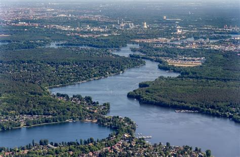 Luftbild Berlin Seen Kette Und Uferbereiche Des Sees Der Havel Im