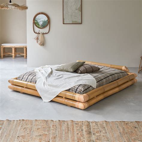 Bamboo Bed 185x225 Balyss Bed Sale At Tikamoon