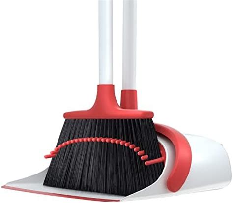 Amazon Eyliden Broom And Dustpan Set Broom Dustpan Combo With