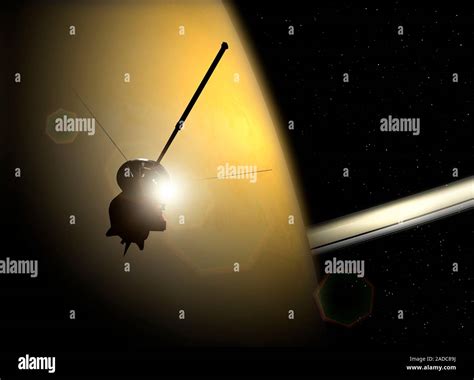 Cassini S Grand Finale At Saturn Illustration Of A View Of The Upper