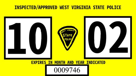 October 2002 West Virginia Inspection Sticker By Landenp2020 On Deviantart