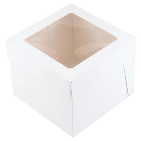 Foldable Box Easy For Shipping White Cardboard Kraft Paper Card Square