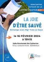 LA JOIE D ÊTRE SAUVÉ Paroisse L Épiphanie entre Arve et Borne