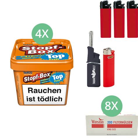 Fargo Stopf Box 4 X 185g Mit 1 In Deiner Tabak Welt