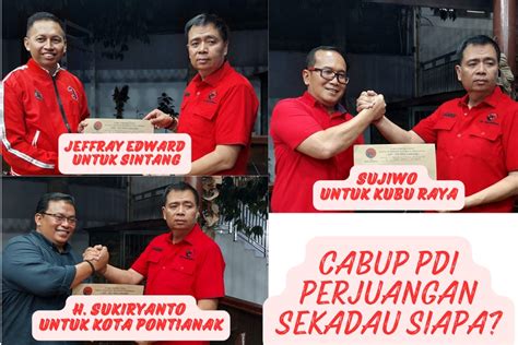 Jeffray Sujiwo Dan Sukiryanto Dapat Surat Tugas DPP PDI Perjuangan