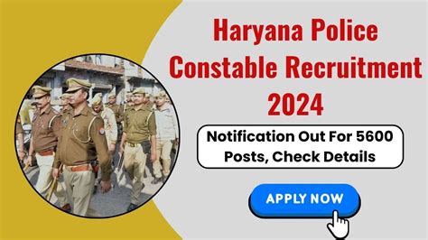 Haryana Police Recruitment Constable Notification