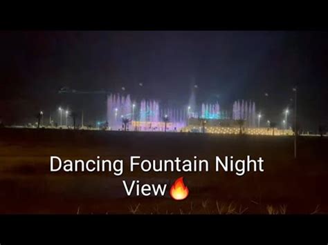 Dancing Fountain Night View Citi Housing Jhelum YouTube