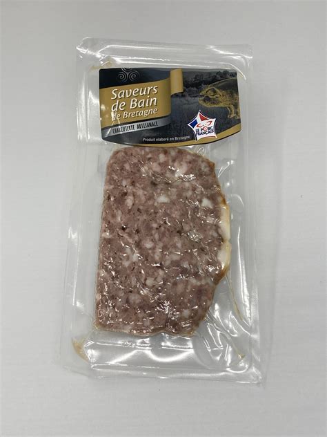 Pâté au cidre en tranche Saveurs de Bain de Bretagne