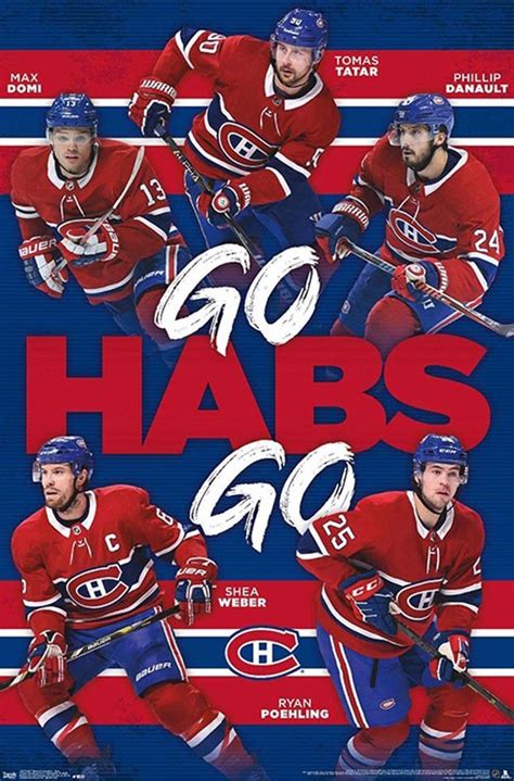 Canadien De MontrÉal Affiche Ryan Poehling 56 X 865 Cm Hockey