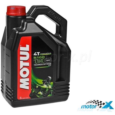 Olej silnikowy MOTUL 5100 Technosynthese półsyntetyczny 4T 10W40 4L