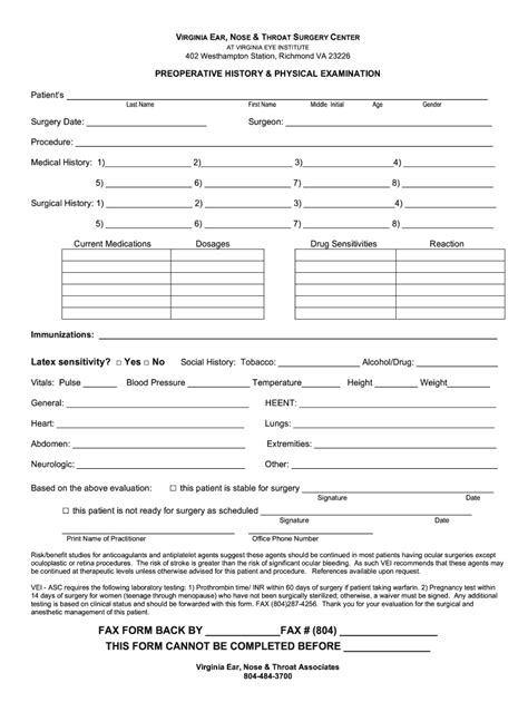 Pre Op Physical Forms Complete With Ease Airslate Signnow
