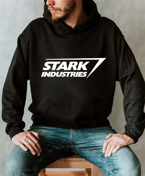 Marvel Iron Man Stark Industries Logo Lover Shirt - Bluefink