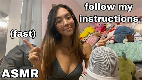 Asmr Follow My Instructions And Pay Attention Fast And Unpredictable