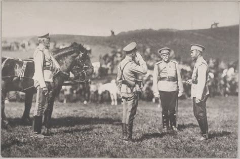 Postcard: Grão-duque Nicholas Nikolaevich e o Imperador Nicolau II em ...