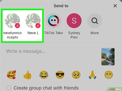 how to make a group chat on tiktok