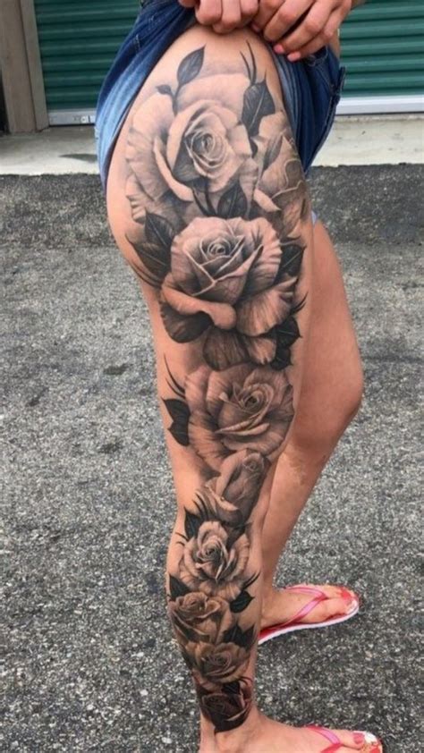 Roses Tatoo Rose Tattoo Leg Full Hand Tattoo Full Leg Tattoos Rose Tattoo Sleeve Best