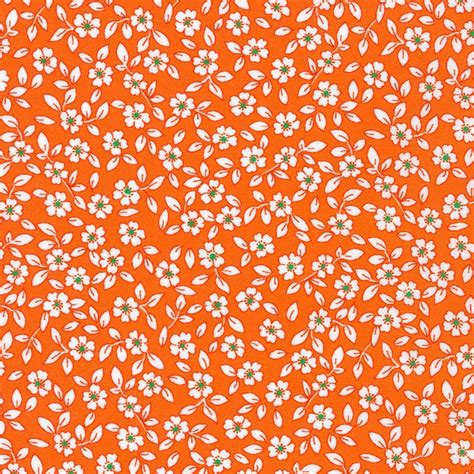 Flowerhouse 30 S Basics FLH 21220 8 Orange By Debbie Beaves For Robert