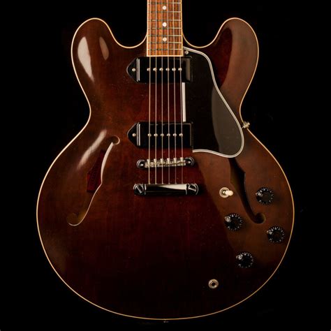 Gibson Es 335 P 90 Trans Brown Used Gitarren Total