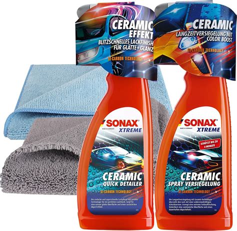 Detailzone Sonax Ceramic Spray Versiegelung Set Ceramic Spray