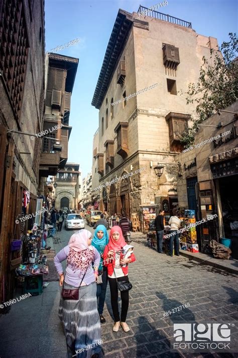 Al Muizz Historic Street Cairo Egypt Stock Photo Picture And Rights