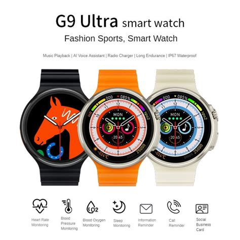 DitaAudio Smart Watch G9 Ultra NFC Body Temperature Bluetooth Call