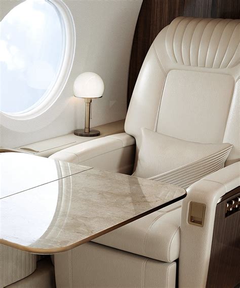 Elegant Private Jet Interior Designed By Aurora Saboir Design Interior Concept Interior Design