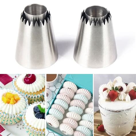 Ring Cookies Mold Russian Nozzles Icing Piping Nozzles Set Cake